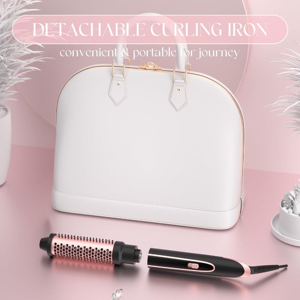 Detachable Ceramic Curling Iron Brush - Picture 7 of 9